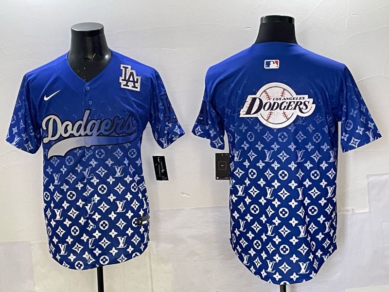 Men Los Angeles Dodgers Blank Blue Nike 2025 MLB jersey 015->kansas city chiefs->NFL Jersey